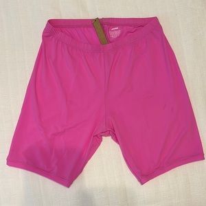 SKIMS neon pink bike shorts- New